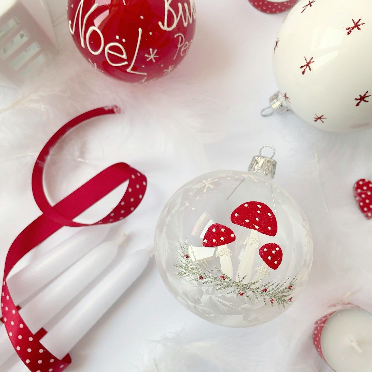 red and white candy cane and red and white candy cane